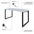 Escrivaninha Mesa Escritório Yon Diretor 150x70x75 150cm Indu