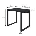 Escrivaninha Mesa Escritório Yon Operacional 80x60x75 80cm In