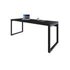 Escrivaninha Mesa Escritório Yon Presidente 190x70x75 Preto