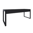 Escrivaninha Mesa Escritório Yon Presidente 190x70x75 Preto