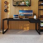 Escrivaninha Mesa Escritório Yon Presidente Com 190x70x75 1 G