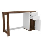 Escrivaninha Mesa Escritório Zurique 2 Gavetas 1 Porta 120cm