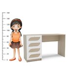 Escrivaninha Mesa Infantil Fox 1 Porta 128cm Legno Salinas E
