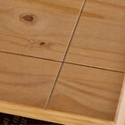 Escrivaninha Mesa Madeira 1 Porta 5 Gavetas Rústica