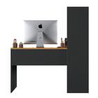 Escrivaninha Mesa Office 4 Prateleiras Nt 2105 Notável Marrom