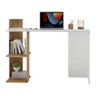 Escrivaninha Mesa Para Computador Dubai Multimóveis Branca/ru