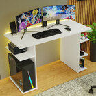 Escrivaninha Mesa Para Computador Gamer Branco 9424 Madesa