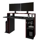 Escrivaninha Mesa Para Computador Gamer Com Nichos E Pratelei