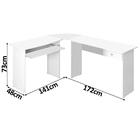 Escrivaninha Mesa Para Computador Home Office Branca Max