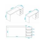 Escrivaninha Mesa Para Escritório Multimóveis Vcr25092