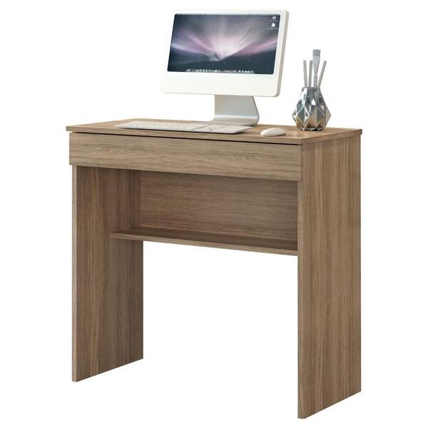 Escrivaninha Mesa Para Escritório Multiuso 1 Prateleira 1 Gav