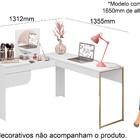 Escrivaninha/mesa Penteadeira Luna Branco