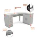 Escrivaninha Mila 2 Pt 3 Gv Branca