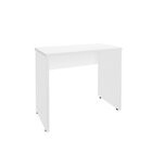 Escrivaninha Minimalista Com 2 Gavetas Com Chave Branco