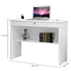 Escrivaninha Moderna Compacta Escritório Home Office Com Gave