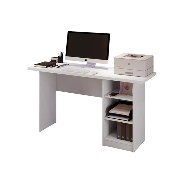 Escrivaninha Moderna Para Quarto Escritório Nevada Branca