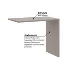 Escrivaninha Modulada Elegance - Cinza