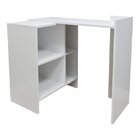 Escrivaninha Montagem Flex L Ou Linear 4 Nichos Multimóveis B