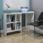 Escrivaninha Montagem Flex L Ou Linear 4 Nichos Multimóveis B