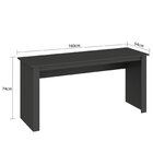 Escrivaninha Móveis 54cm Fellicci Grafite Grafite