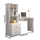 Escrivaninha Multifuncional 2 Gavetas 138cm Plla