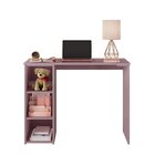 Escrivaninha Multifuncional Aloha 3 Nichos 100cm Yescasa Rosa