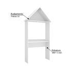 Escrivaninha Multifuncional Casinha Milka - Branco