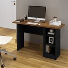 Escrivaninha Multifuncional Com 3 Prateleiras Nevada  Preto