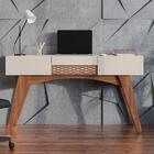 Escrivaninha Multifuncional Com Espelho E 3 Portas Retrô Mult