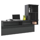 Escrivaninha Multifuncional Suspensa Lilac Com 6 Nichos - Pr