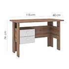 Escrivaninha Nápoles 2 Gv Rústico E Branca