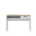 Escrivaninha Net 1 Gaveta 1 Nicho 120cm Colibri Branca Fosco