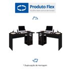 Escrivaninha Office 1 Prateleira 1 Nicho 136cm Espresso Móvei