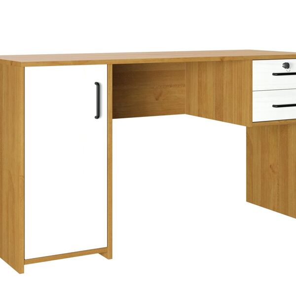 Escrivaninha Office Argos - 1 Porta E 2 Gavetas Finestra - Ca