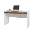 Escrivaninha Office Brv Móveis Branca/castanho