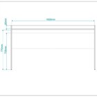 Escrivaninha Office Brv Móveis Branca/castanho