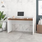 Escrivaninha Office Brv Móveis Branca/castanho