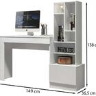 Escrivaninha Office Com Nichos 3003030 Mbl