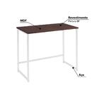 Escrivaninha Office Industrial - Castanho/preto