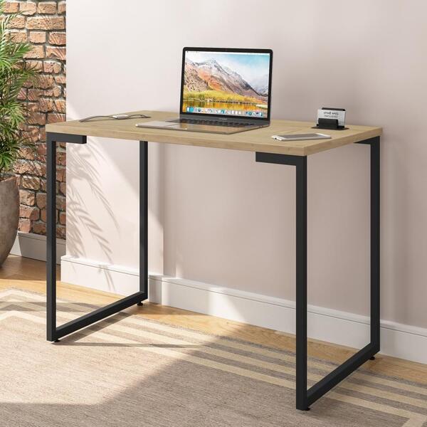 Escrivaninha Office Minimalista 90 Rick Natura Preto