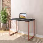 Escrivaninha Office Minimalista 90 Rick Preto Cobre