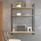 Escrivaninha Office Suspensa Maya Natura Preto