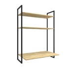 Escrivaninha Office Suspensa Maya Natura Preto