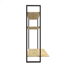 Escrivaninha Office Suspensa Maya Natura Preto