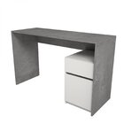 Escrivaninha Origin One 1 Porta 120cm Movenord Lunar E Branca