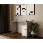 Escrivaninha Origin One 1 Porta 120cm Movenord Lunar E Branca