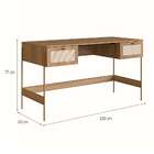 Escrivaninha Oslo 2 Gv Hanover E Dourada