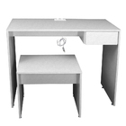 Escrivaninha P/computador 1 Gaveta Tomada E Banco Branco Tam.