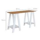 Escrivaninha Pala Branca E Mel