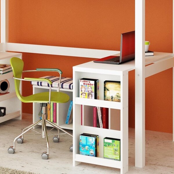 Escrivaninha Para Cama Solteiro Mezanino Solar Casatema 120cm